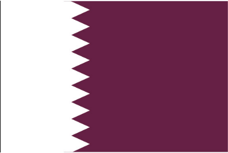 Qatar 2'x3' Flag ROUGH TEX® 100D