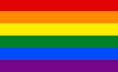 Rainbow Pride 2'x3' Embroidered Flag ROUGH TEX® 210D Oxford Nylon