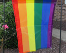 Rainbow Pride Sewn Garden Flag Rough Tex ® Brand