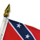 Army of Tennessee Flag Cemetery SCV State National Parks Use 4x6 inch Stick Flags 12 Pack