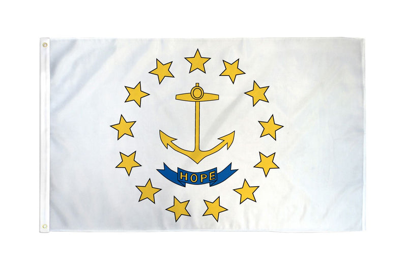 Rhode Island 4'x6' State Flag ROUGH TEX® 68D