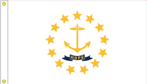 Rhode Island 3'x5' Flag ROUGH TEX® 68D Nylon