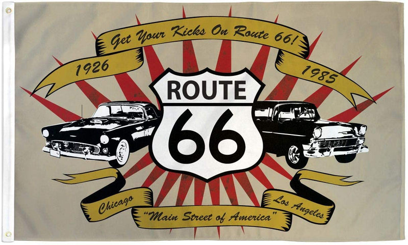 144 Assorted America's Route 66 Flag 3x5 Feet Flags