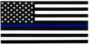 US Police Blue Line BWB - Bumper Sticker