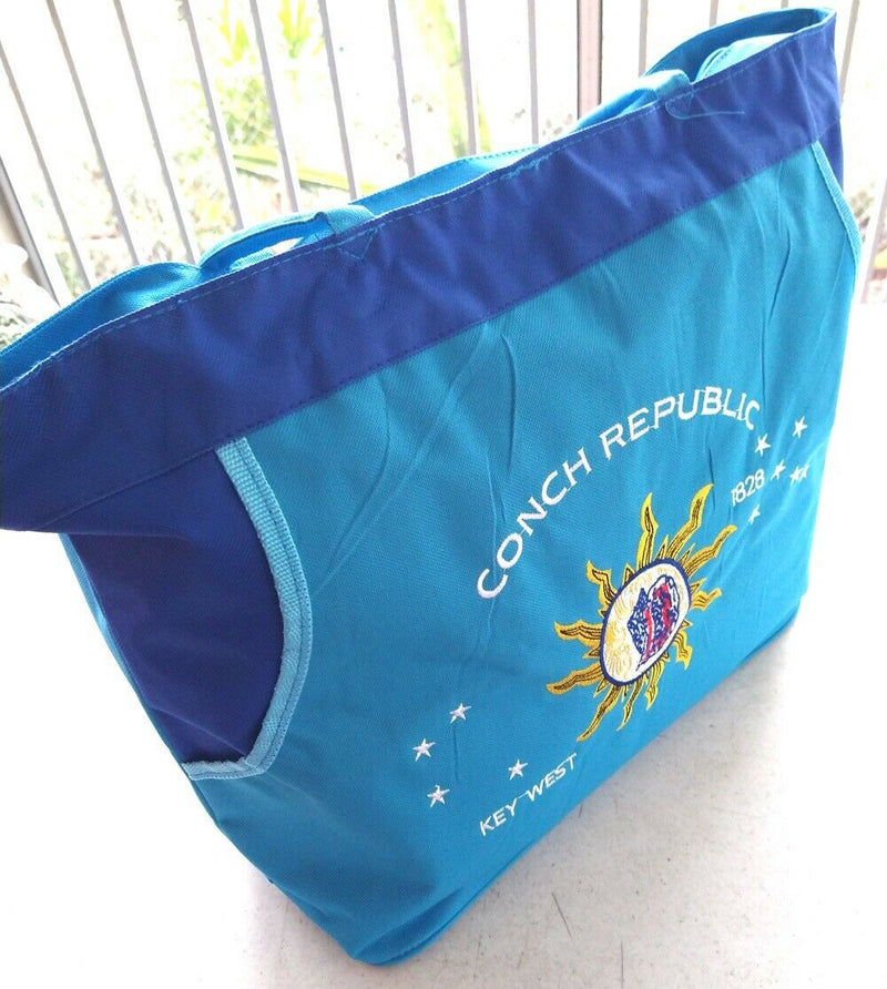 Conch Republic Aqua Beach Bag Key West