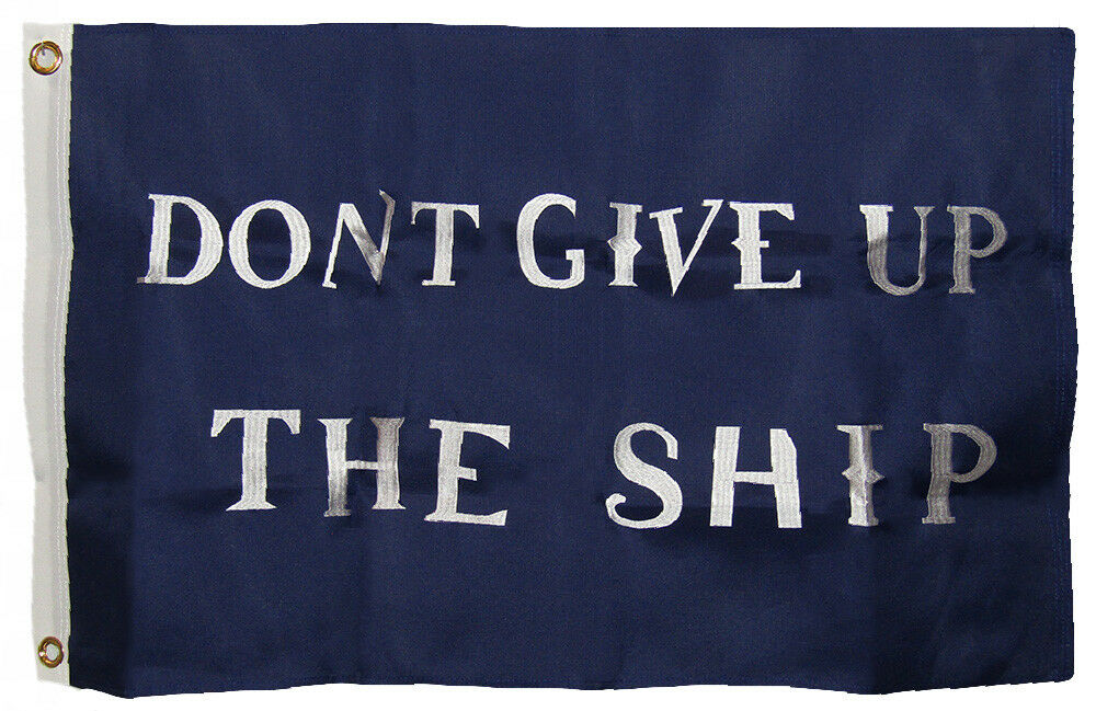 Commodore Oliver Perry Nylon EMBROIDERED 3'X5' Flag ROUGH TEX® 300D
