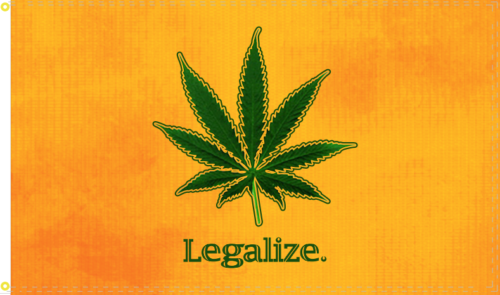 Legalize Cannabis Flag 3'X5' Rough Tex® 100D