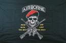 Airborne Mess With The Best 3'X5' Flag Rough Tex® Super Polyester