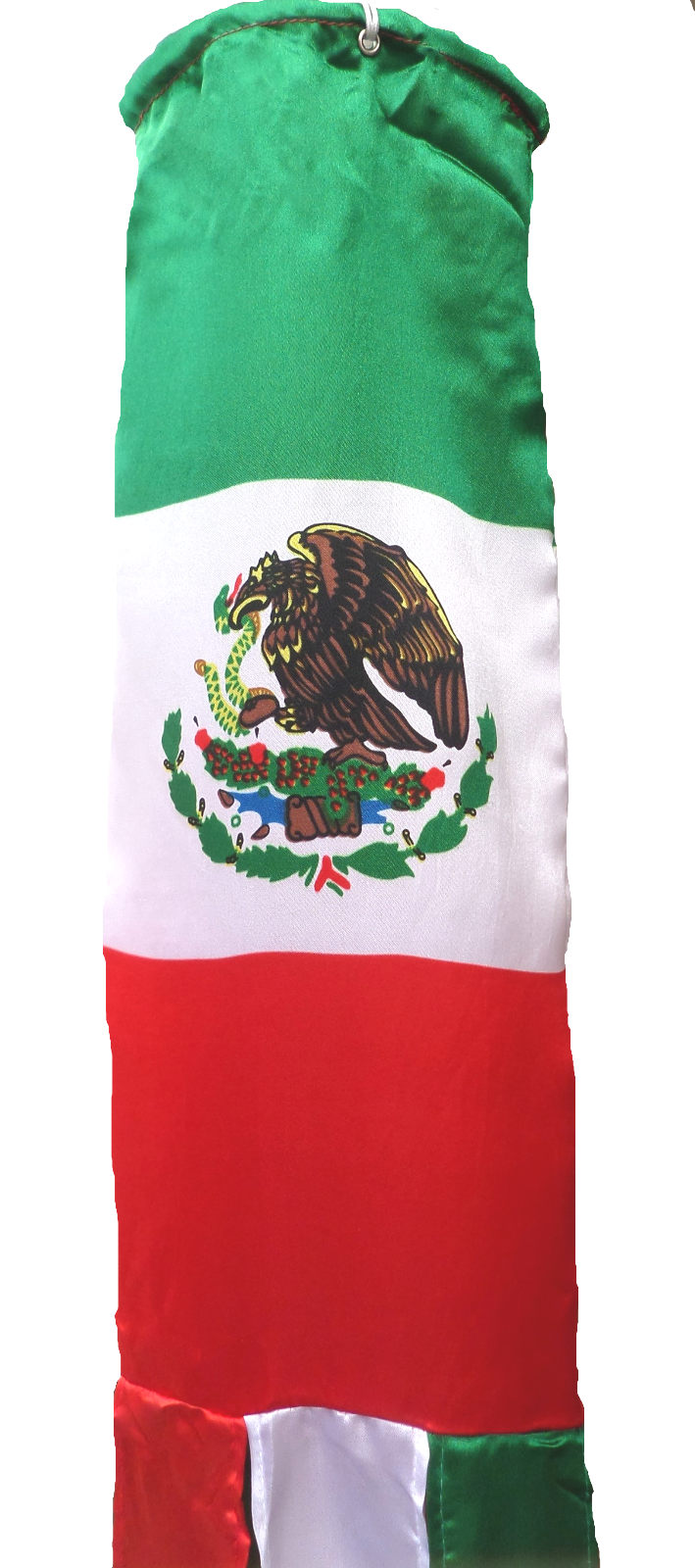 Mexico Flag Eagle Windsock 5.5" X 60"
