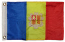 Andorra - 12''X18'' Flag With Grommets Rough Tex® 68D