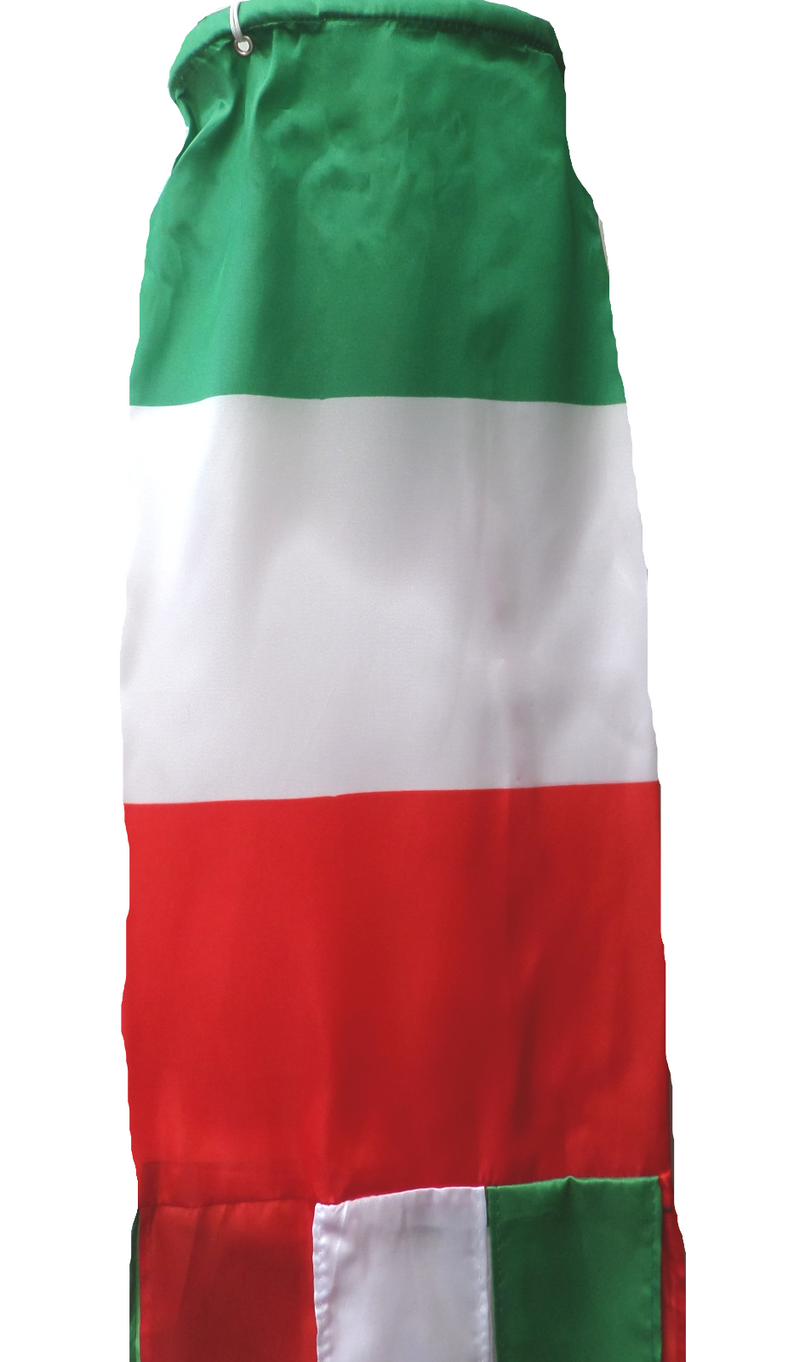 Italy Windsock 5.5" X 60" Italian Flag Windsocks