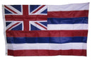 Hawaii Embroidered 3'X5' Flag Rough Tex® 210D Nylon