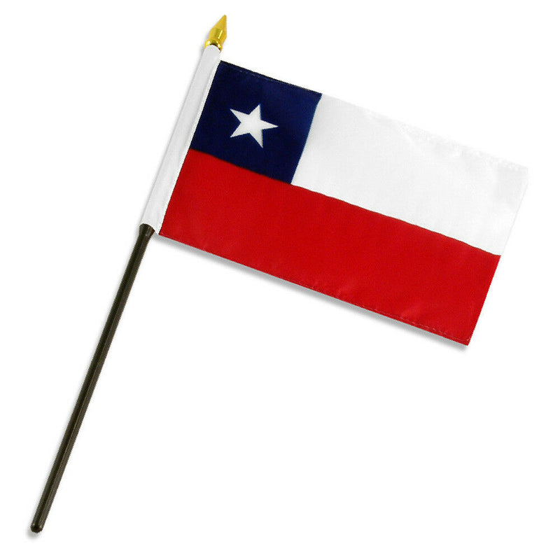 Chile Stick Flags - 12''x18'' Rough Tex ®68D