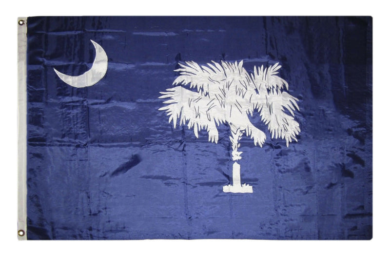 South Carolina 6'X10' Embroidered Flag 100% Rough Tex® 300D Nylon