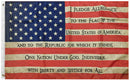 USA Pledge Vintage 3'X5' Flag ROUGH TEX®100D