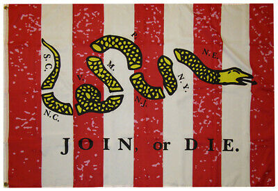 Sons Of Liberty (Don't Tread On Me) 3'X5' Flag ROUGH TEX® 100D