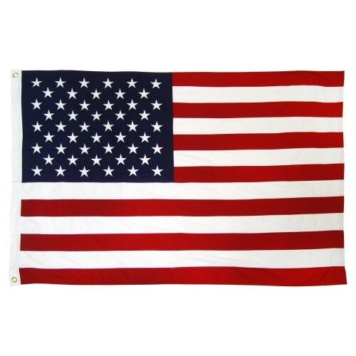 USA Flagpole Kit 6' Aluminum flagpole (with 3x5 American Flag, pole & bracket)