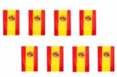 Spanish Bunting String Flag- 12''X18'' 12x18 Rough Tex® 68D