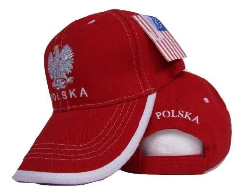 Old Poland With Eagle Red White Trim - Cap