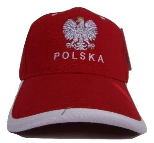Old Poland With Eagle Red White Trim - Cap