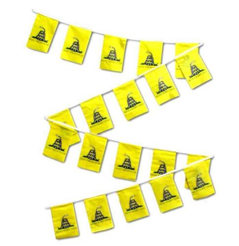 Gadsden Bunting String - 3'x5' Single Sided String Flag Rough Tex® 68D