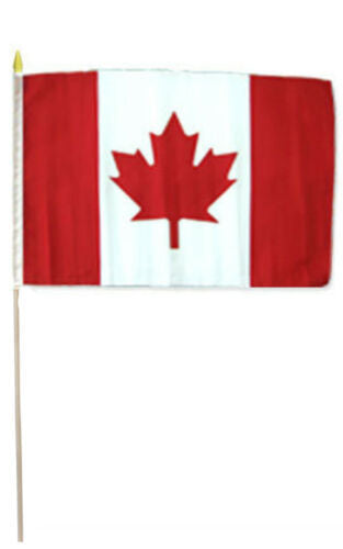 Canada Stick Flag - 8''x12'' Rough Tex ®68D Nylon