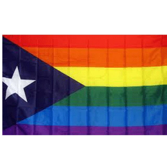 Puerto Rico Pride 3'x5' 100D Flag Rough Tex ®