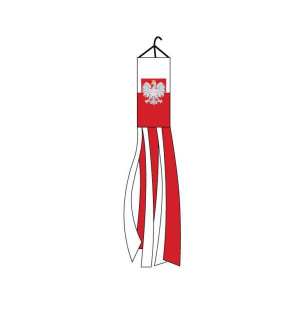 Poland Eagle Windsock 5.5" X 60"