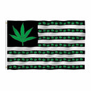 USA 7 Point Cannabis - 3'x5' Single Sided Flag Rough Tex® 68D