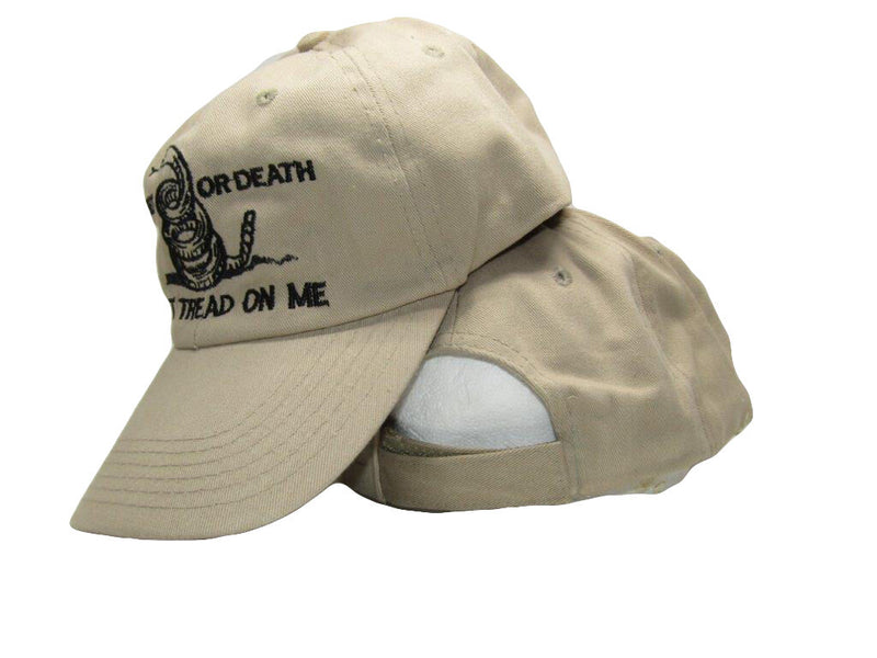 GADSDEN Liberty or Death Tan Sand CAP / HAT Culpeper