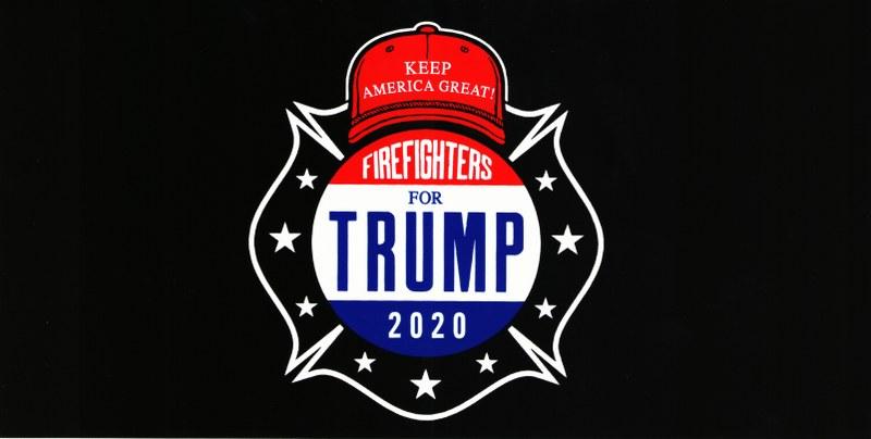 Firefighters for TRUMP Bumper Sticker