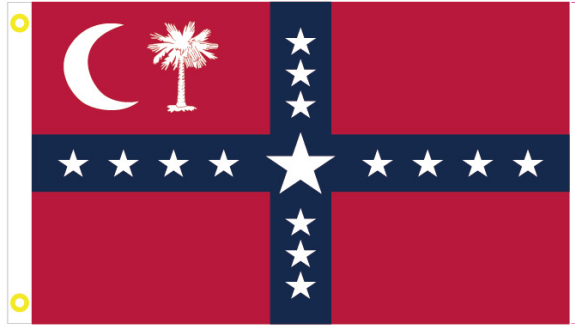 South Carolina Sovereignty 3'x5' Flag 100D SC Old Banner