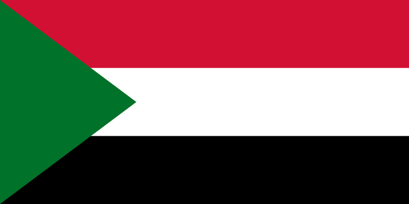Sudan Flag 3x5ft Poly