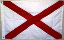 Alabama State Flag Nylon EMBROIDERED 3'X5' Flag ROUGH TEX® 600D 2-PLY