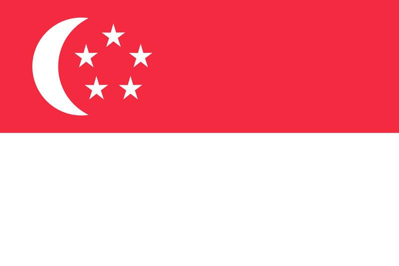 Singapore Flag 3x5ft Poly