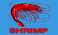 Shrimp Blue Flag 3'X5' Flag ROUGH TEX® 68D
