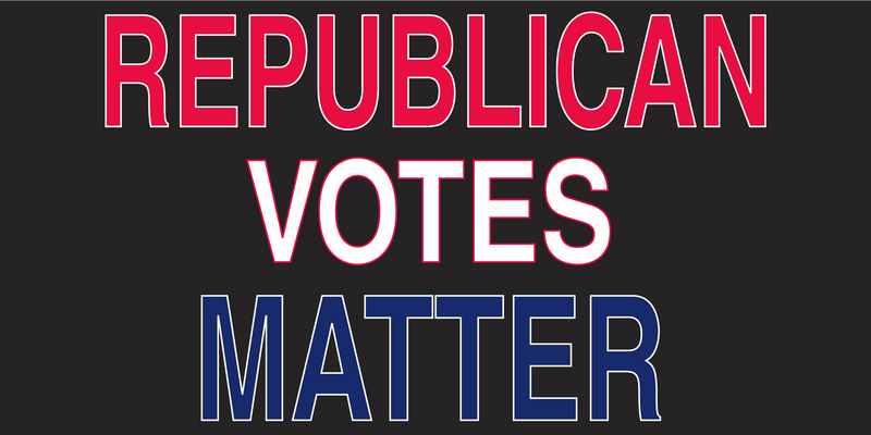 Republican Votes Matter Bumper Sticker