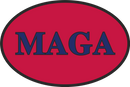 MAGA Oval Bumper Sticker