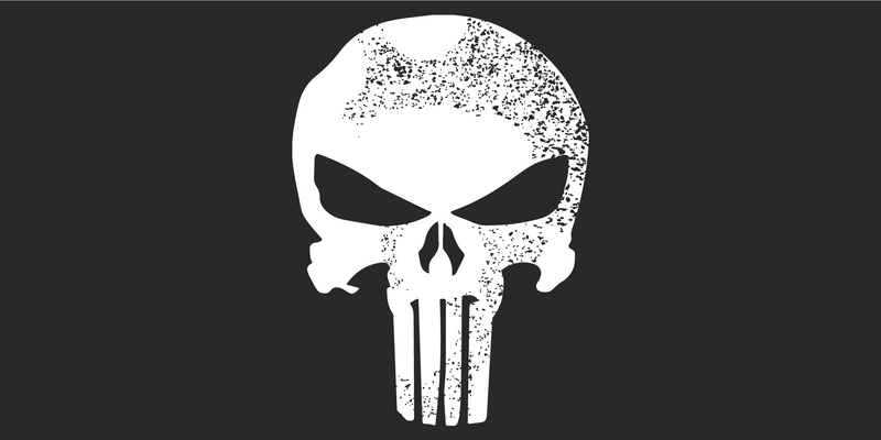 Punisher Pirate Blackout - Bumper Sticker