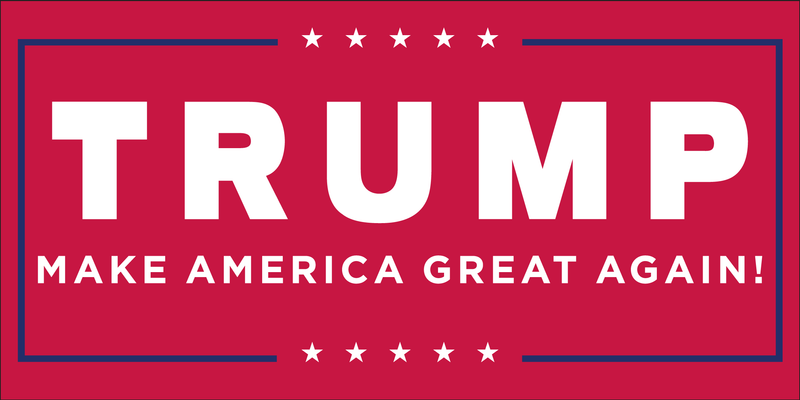 Trump M A G A Red - Bumper Sticker