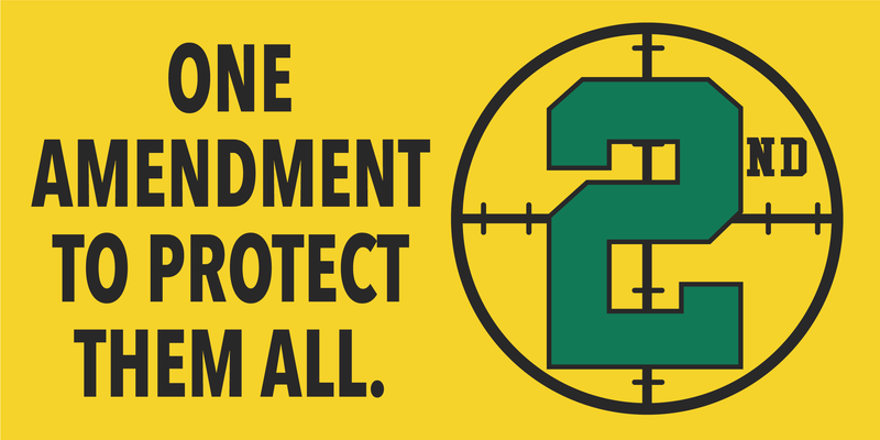 2nd Amendment One to Protect Them All Bumper Sticker