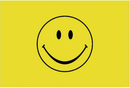 Smiley 12"x18" Double Sided Flag ROUGH TEX® 100D With Grommets