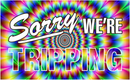 Sorry We're Tripping 3'X5' Flag ROUGH TEX® 100D