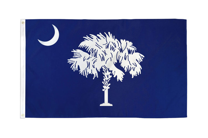 South Carolina 12"x18" State Flag (With Grommets) ROUGH TEX® 68D Nylon