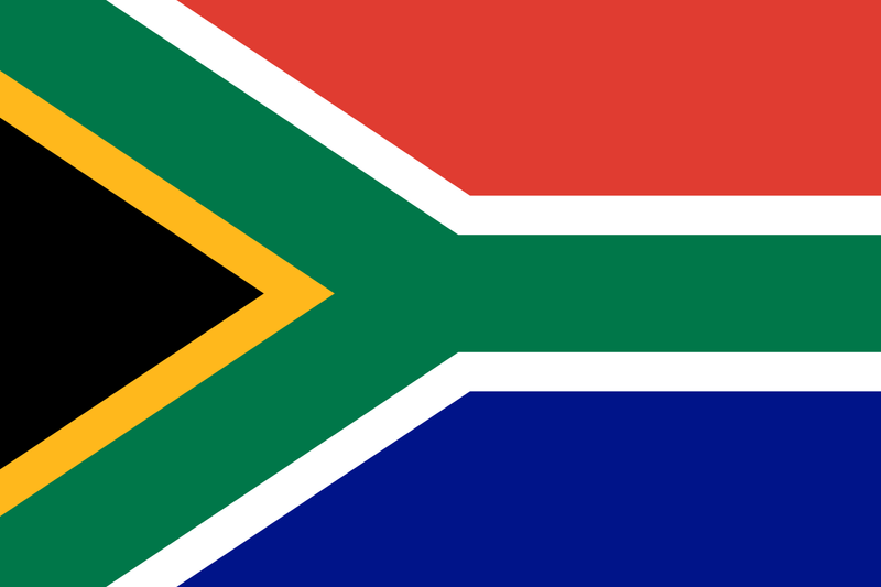 South Africa 3'x5' Flag ROUGH TEX® 68D Nylon