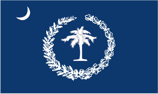 1st South Carolina Republic 3'X5' Flag Rough Tex® 100D