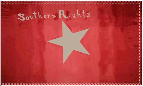 Southern Rights Red Bonnie Blue 3'x5' Feet 100D Flag Rough Tex USA