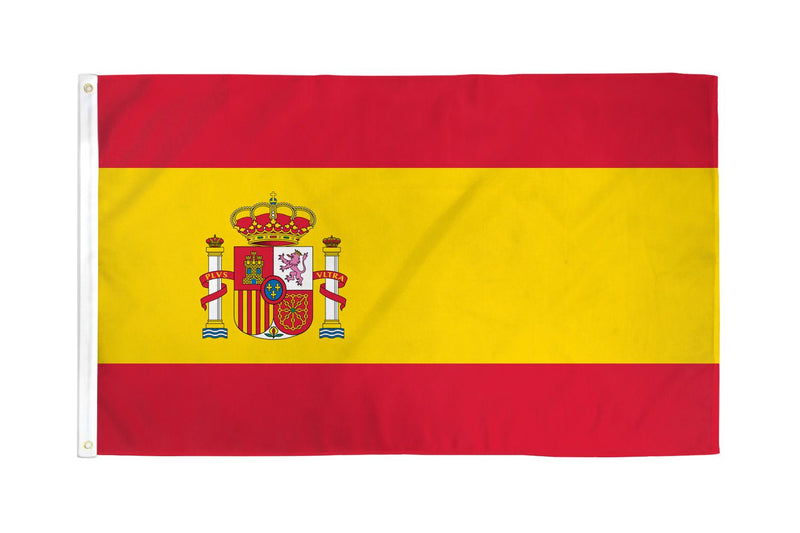 Spain Flag 3x5ft Nylon 210D Double Sided
