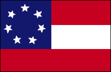 Stars & Bars 1st National 1861 3'x5' nylon 150d flag printed