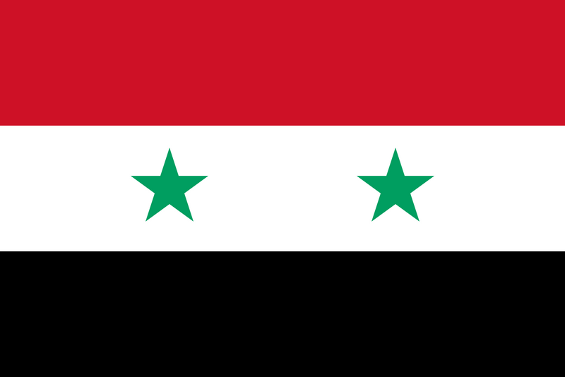 Syria Flag 3x5ft Poly